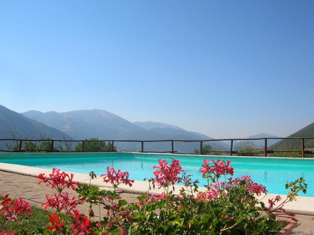 Agriturismo Roccagelli Vallo di Nera Экстерьер фото