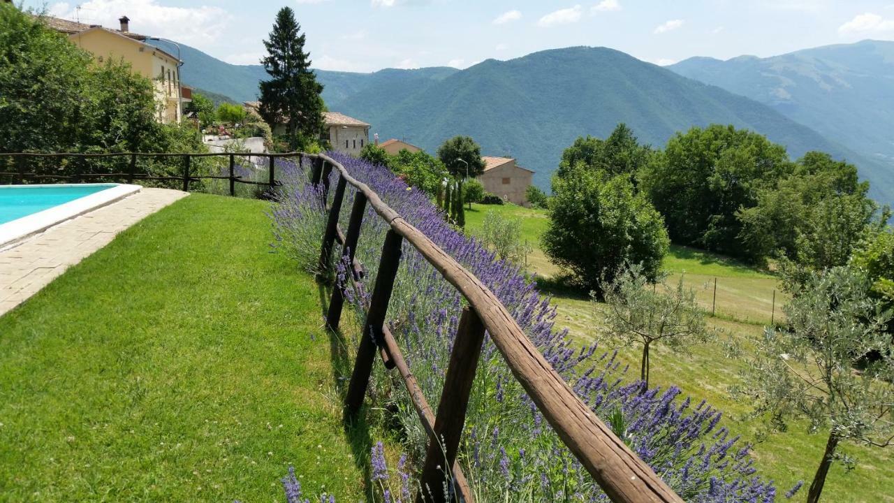 Agriturismo Roccagelli Vallo di Nera Экстерьер фото